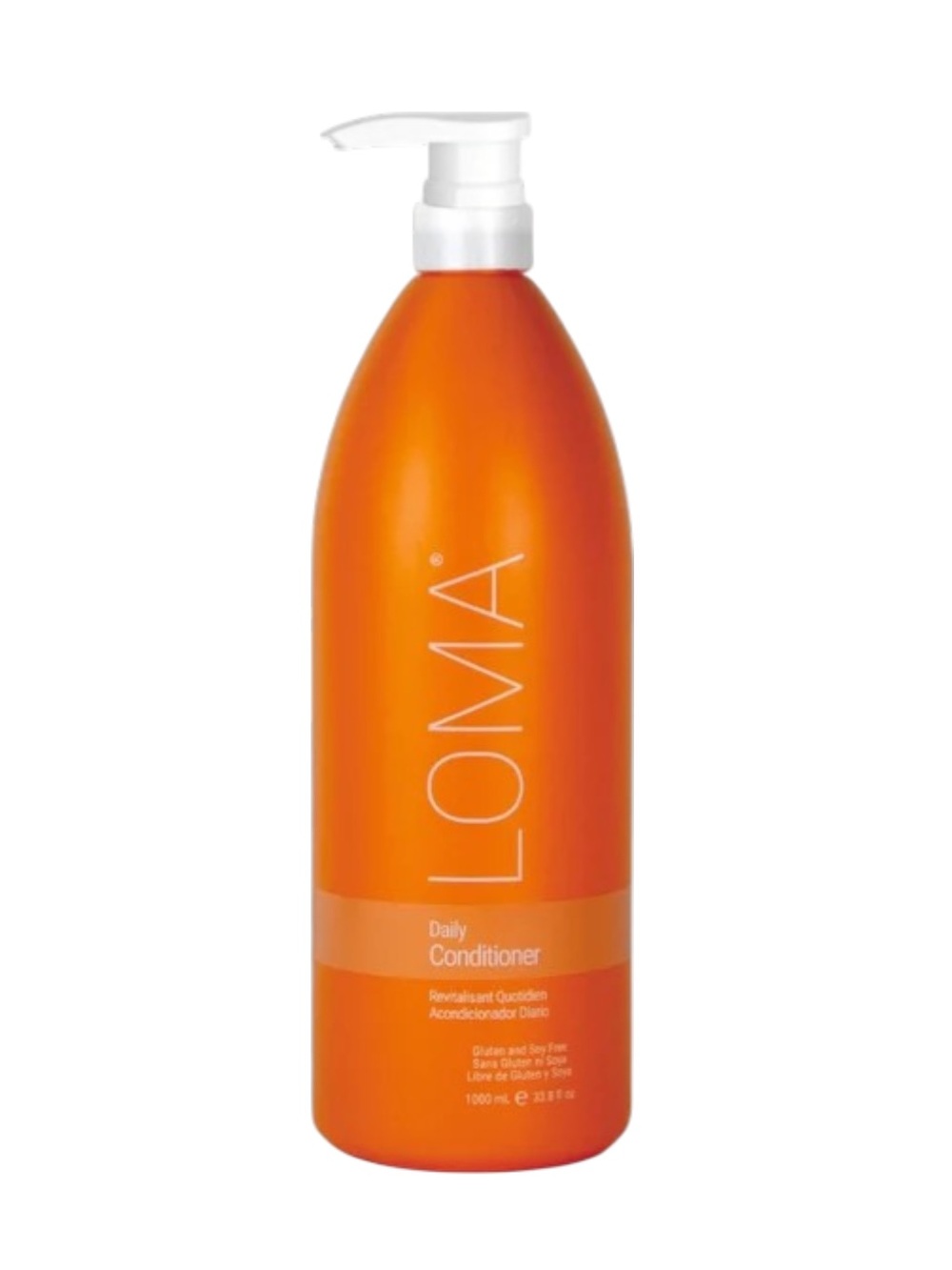LOMA Daily Conditioner 33 Oz Liter Pump Bottle - Sulfate Paraben Gluten Soy Free